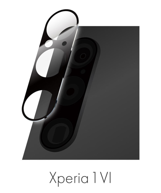 Xperia 1 VI ݸ饹ե GLASS PREMIUM FILM 󥺰η ĶƩ Ʃ95% LN-24SX1FGLENSC
