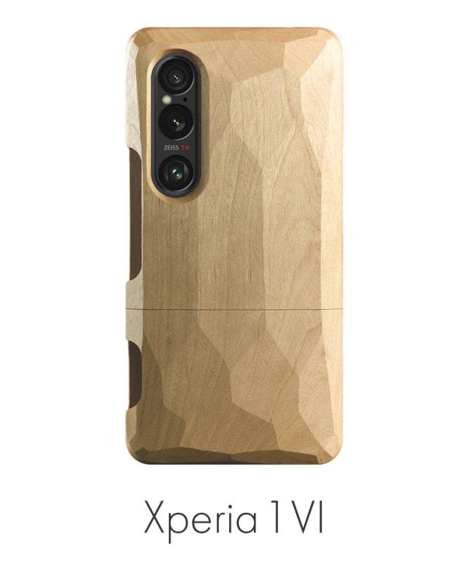 Real Wood Case for Xperia 1 VI ʿĦ / ʿĦ / GRT031-kaede