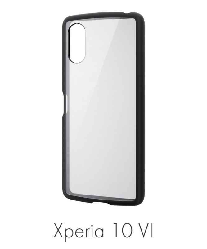 Xperia 10 VI TOUGH SLIM LITE ե졼५顼 ȥåץۡ륷 ֥å PM-X241TSLFCBK
