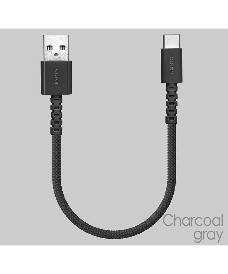 calon ���ޥ� 3A ���� �ʥ����󥱡��֥� ���� �̿� Type-A to Type-C 20cm ���㥳���륰�졼 R02CAAC3A04CGRY