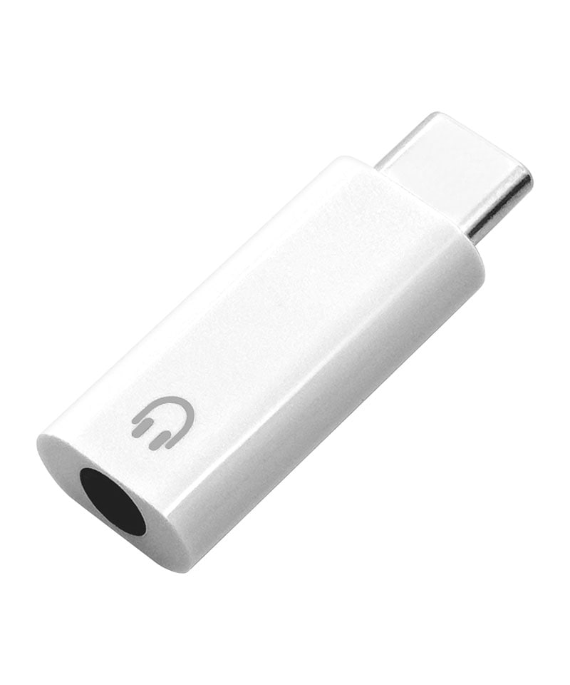 Type-C 3.5mm���ƥ쥪�ߥ˥ץ饰 �Ѵ������ץ� DAC��� �����б� ����ۥ󥸥�å� �ۥ磻�� RHEC35D03WH