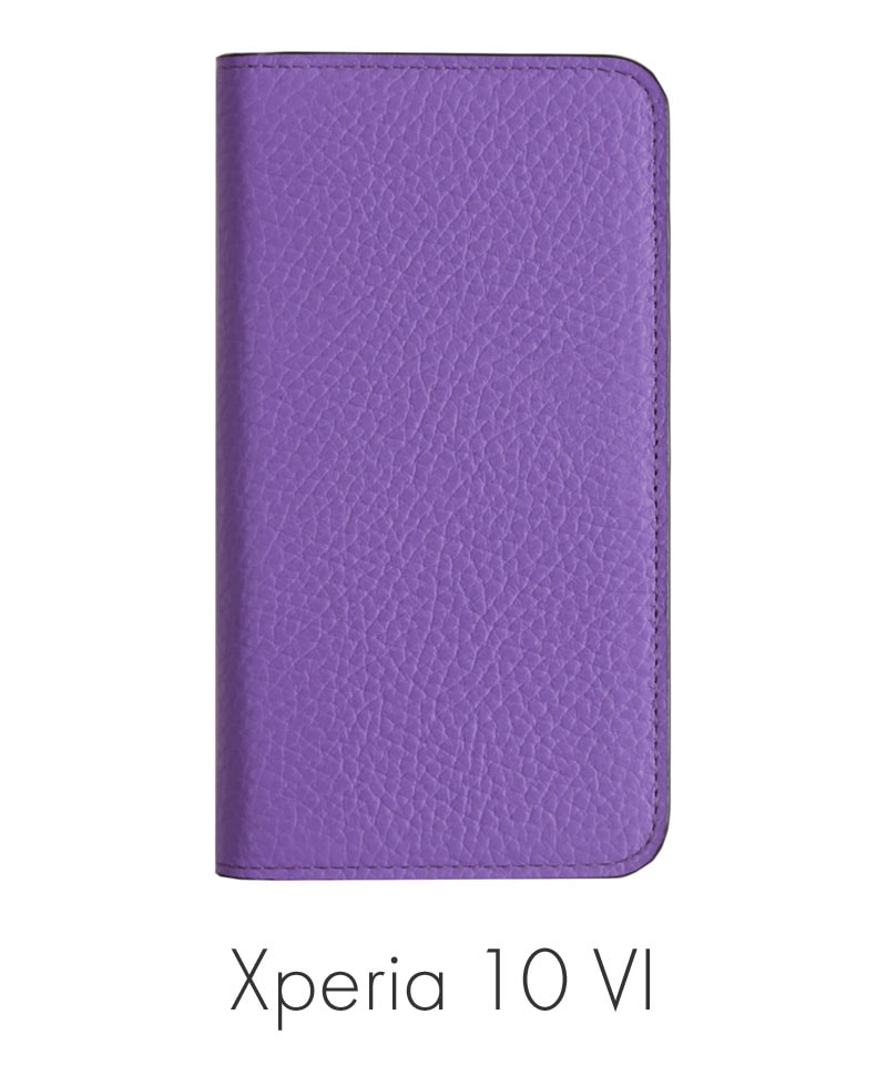 Xperia 10 VI �ܳ� ���ɥꥢ�쥶�� ��Ģ�������� �ѡ��ץ� 100061917-979-019-purple