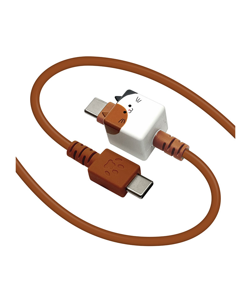 ��Фˤ㡼 ���ޥ� �����֥� ������Τ����������֥�  Power-Delivery�б� ���� �̿� Type-C to Type-C typec 3A 1m ��Х˥㡼 �ߥå� R10CACC3A08MIK