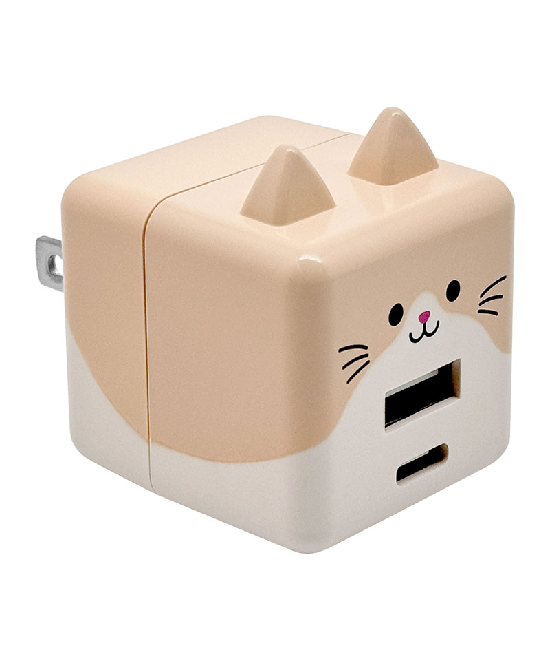 ��Фˤ㡼 USB���Ŵ� 2�ݡ���PD�б� USB Type-C Power Delivery 20W Type-A 2.4A ��Х˥㡼 ����� RACCA20W03ART