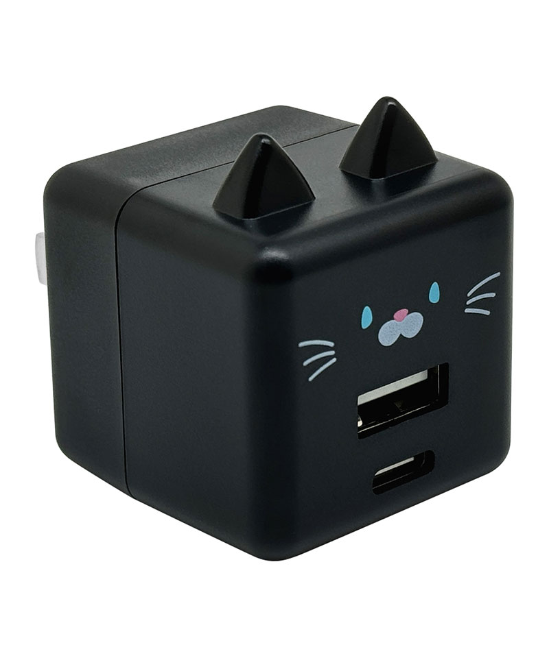 ��Фˤ㡼 USB���Ŵ� 2�ݡ���PD�б� USB Type-C Power Delivery 20W Type-A 2.4A ��Х˥㡼 �ޤ� RACCA20W03MME