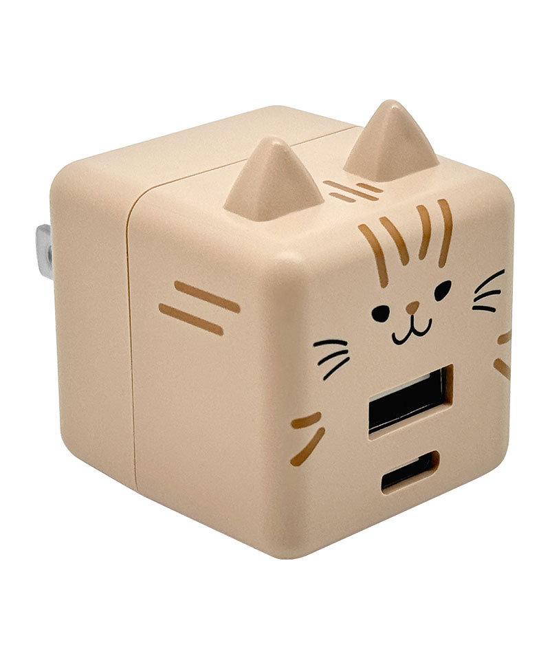 ��Фˤ㡼 USB���Ŵ� 2�ݡ���PD�б� USB Type-C Power Delivery 20W Type-A 2.4A ��Х˥㡼 ��ʤ� RACCA20W03MNK