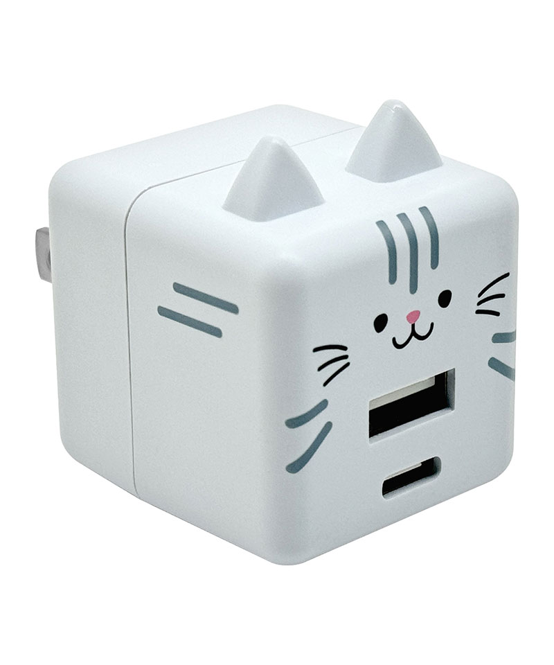 ��Фˤ㡼 USB���Ŵ� 2�ݡ���PD�б� USB Type-C Power Delivery 20W Type-A 2.4A ��Х˥㡼 ��� RACCA20W03RIN