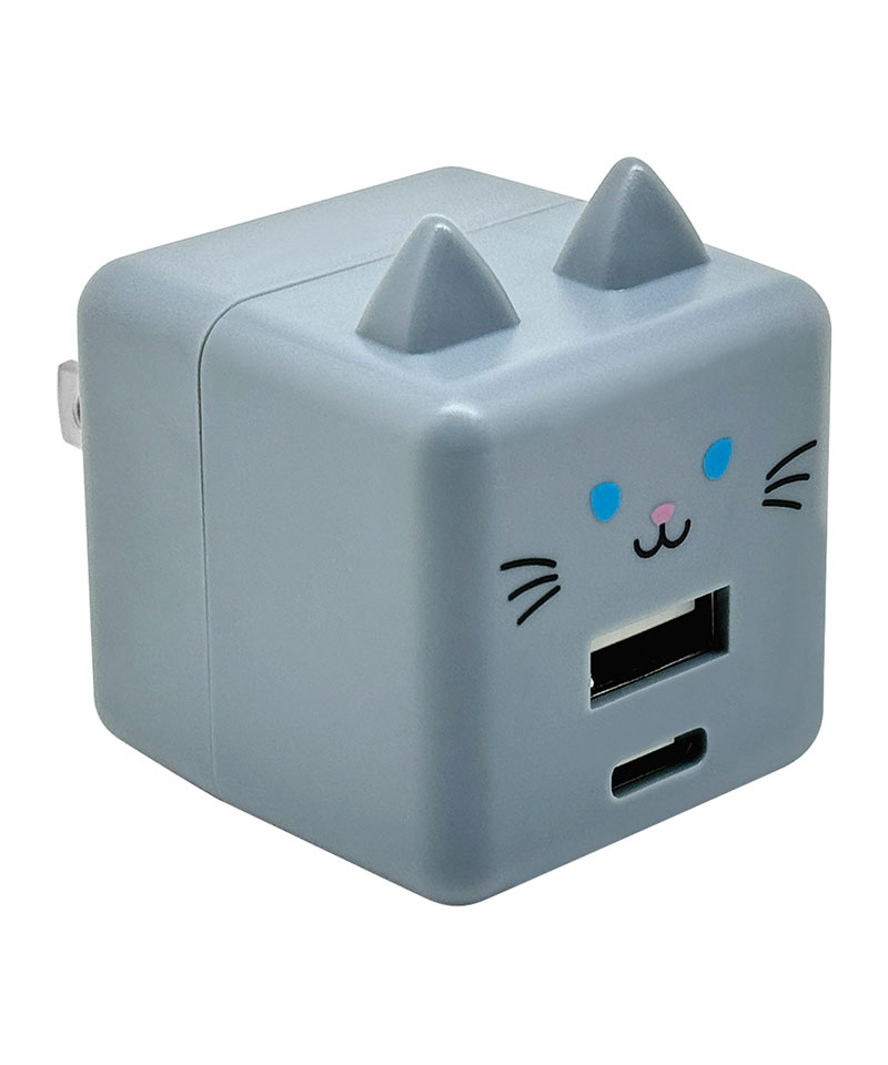 ��Фˤ㡼 USB���Ŵ� 2�ݡ���PD�б� USB Type-C Power Delivery 20W Type-A 2.4A ��Х˥㡼 ���� RACCA20W03SOR