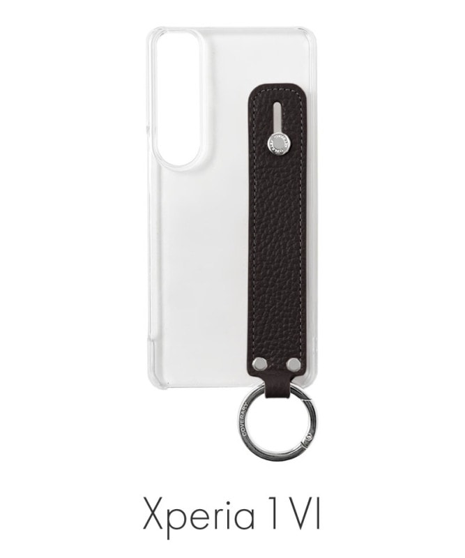 Xperia 1 VI ���ꥢ������ �ܳ� ���ɥꥢ�쥶�� �ϥ�ɥ٥���դ� ���̥����� �֥�å� 100062351-978-001-black