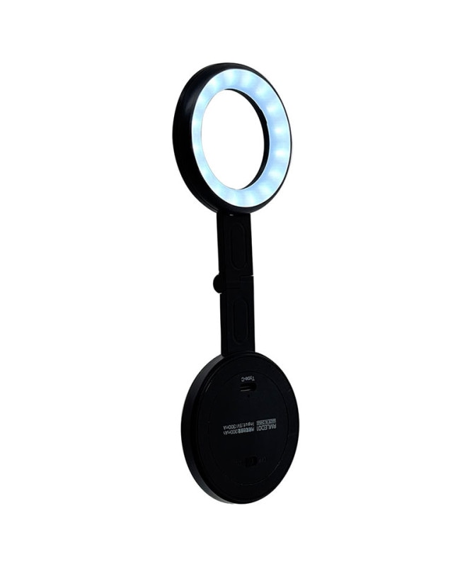 ޥͥå ޥ Magsafeб ޥۻ LED 饤 Selfie LED Light ޥͥåȥ ե 󥫥 ޥ ϼ ֥å ޥ ֥å RMLED01BK 饹Хʥ ֥å RMLED01BK