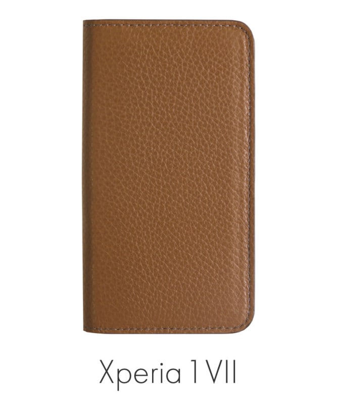 Xperia 1 VII �ܳ� ���ɥꥢ�쥶�� ��Ģ�������� ������� 100061917-1067-028-caramel