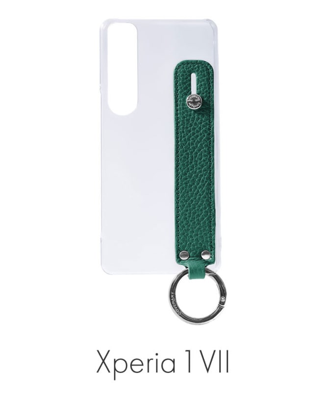 Xperia 1 VII ꥢ ܳ ɥꥢ쥶 ϥɥ٥դ ̥ ⥹꡼ 100062351-1067-009-mossgreen