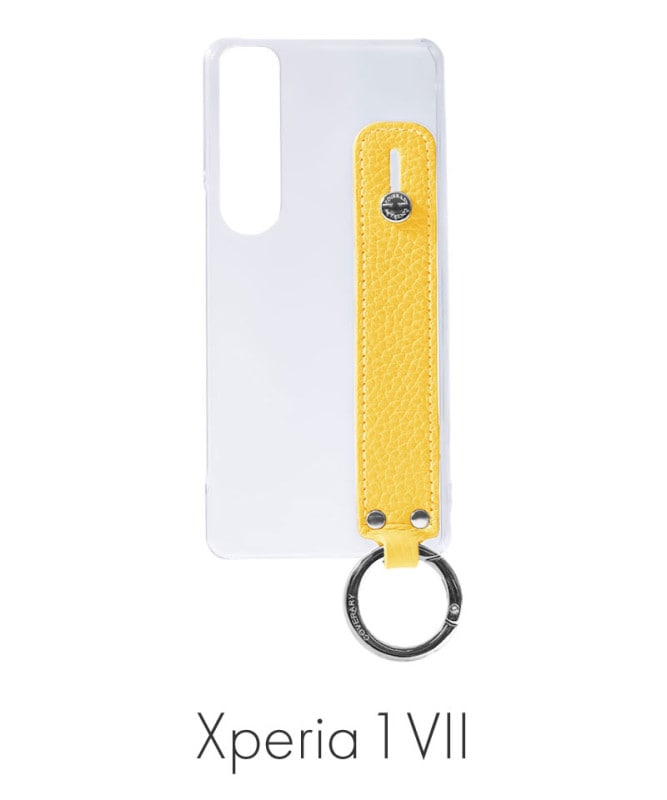 Xperia 1 VII ꥢ ܳ ɥꥢ쥶 ϥɥ٥դ ̥  100062351-1067-012-yellow