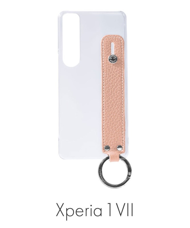 Xperia 1 VII ꥢ ܳ ɥꥢ쥶 ϥɥ٥դ ̥ ԥ 100062351-1067-017-pink