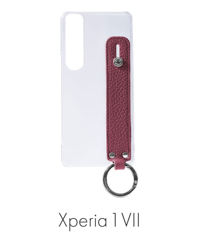 Xperia 1 VII ꥢ ܳ ɥꥢ쥶 ϥɥ٥դ ̥ 졼 100062351-1067-022-grape
