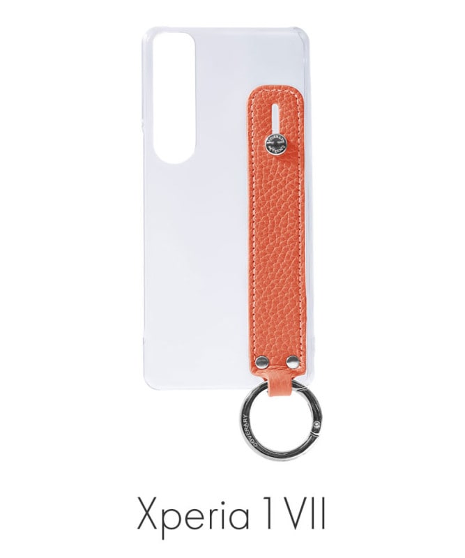 Xperia 1 VII ꥢ ܳ ɥꥢ쥶 ϥɥ٥դ ̥ ԥ 100062351-1067-024-salmonpink