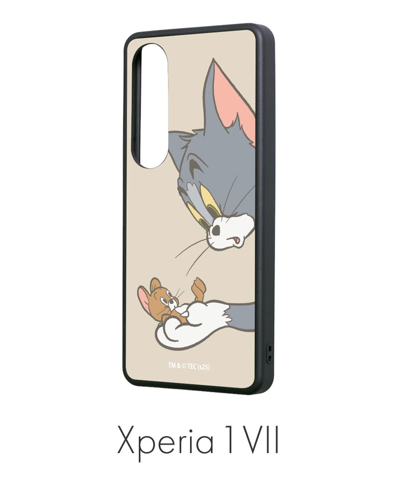 ☆HayatoPaPa☆ケース① Xperia 1 VII トムとジェリー / maru 衝撃吸収 バンパー