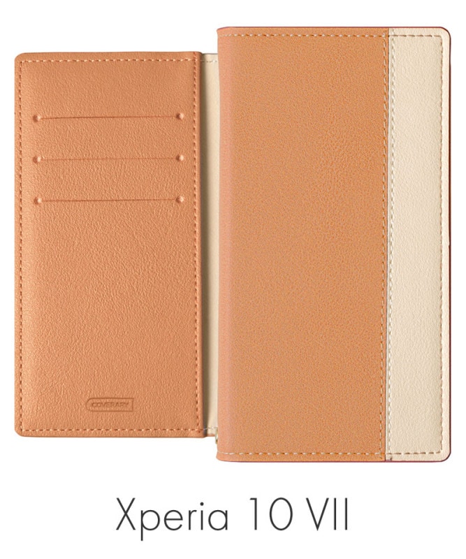 Xperia 10 VII ����������쥶�� ɽ�Х����顼 ������ɵ�ǽ ��Ģ�������� ������� 100061865-1080-coral