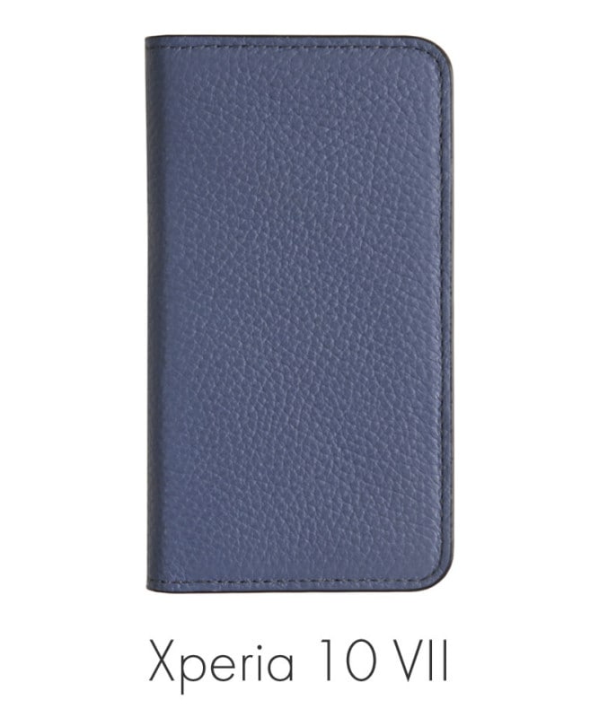 Xperia 10 VII �ܳ� ���ɥꥢ�쥶�� ��Ģ�������� ���⡼���֥롼 100061917-1080-004-smokeblue