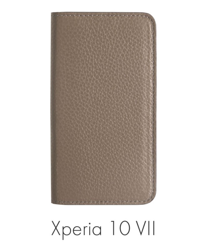 Xperia 10 VII ܳ ɥꥢ쥶 Ģ 졼 100061917-1080-029-greige