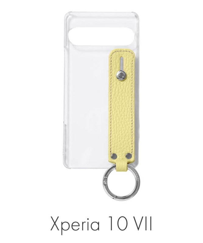 Xperia 10 VII ꥢ ܳ ɥꥢ쥶 ϥɥ٥դ ̥ 󥤥 100062351-1080-013-lemonyellow
