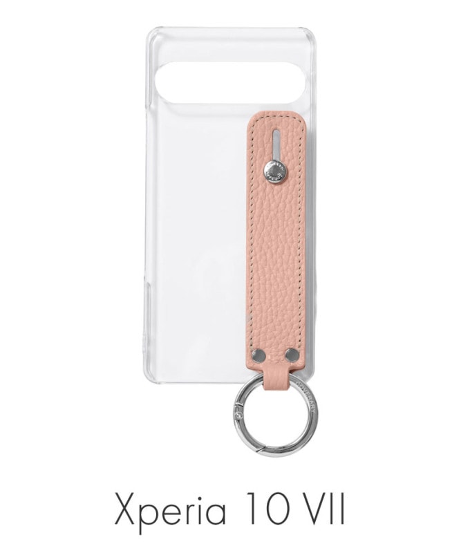 Xperia 10 VII ꥢ ܳ ɥꥢ쥶 ϥɥ٥դ ̥ ԥ 100062351-1080-017-pink