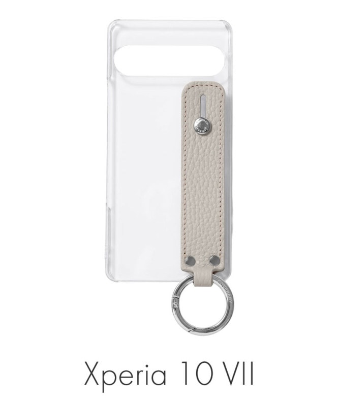 Xperia 10 VII ꥢ ܳ ɥꥢ쥶 ϥɥ٥դ ̥ 졼 100062351-1080-031-gray