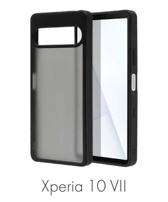 Xperia 10 VII  С ϥ֥å TPUPC Ѿ׷ۼ   եȥ֥å Ʃ TPUХѡ ڥꥢ10 ޡ7 ޥۥ ֥å 9235XP107HPFBK