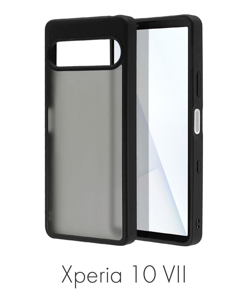 Xperia 10 VII ケース カバー ハイブリッド TPU×PC 耐衝撃吸収 強い