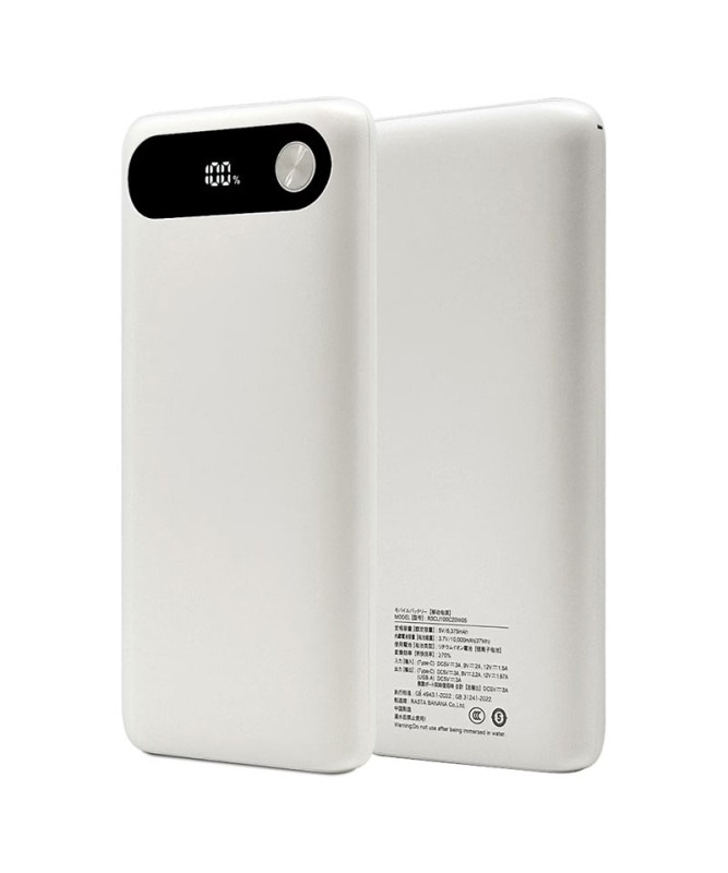 3Cǧ�� ����б�  ��Х���Хåƥ꡼ 10000mAh 3�ݡ��� USB Type-C PD 20W Type-A 15W ������ �ۥ磻�� R3CLI100C20W05WH