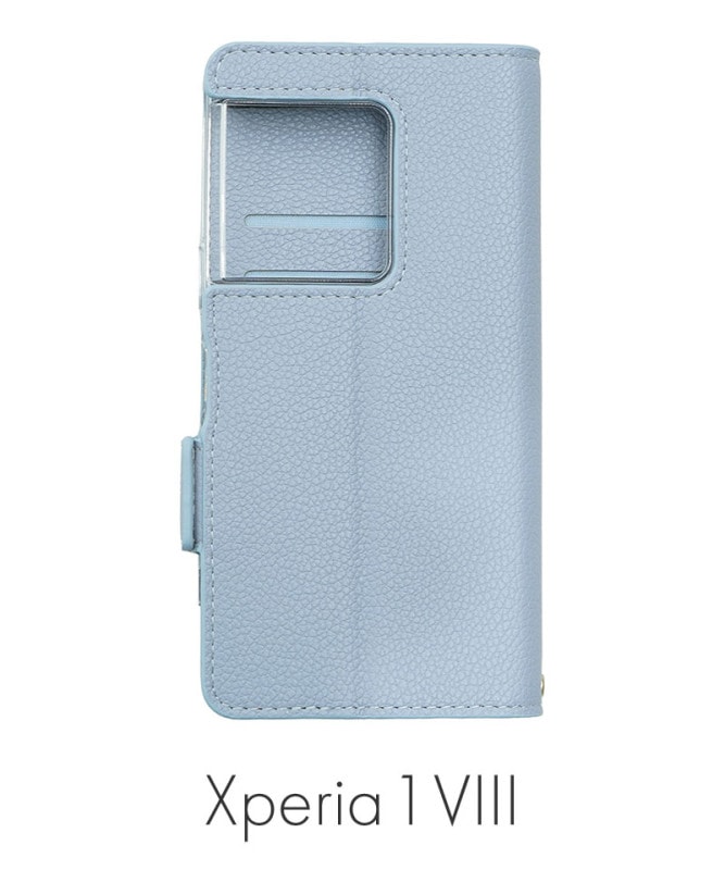 Xperia 1 VIII [FlipNote] �Ѿ׷�ե�åץΡ��ȥ����� �֥롼 TR-XP263-FN-SHBL