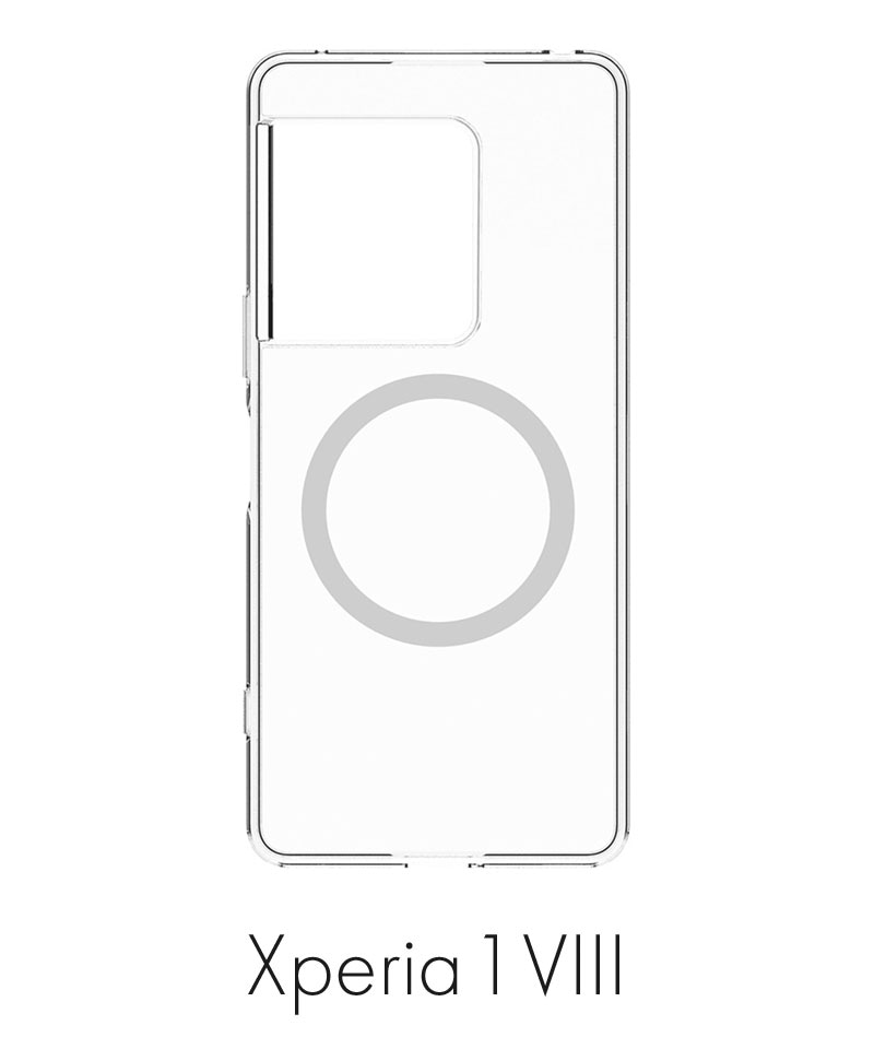 Xperia 1 VIII [Turtle] �ޥ��ͥåȵ��弰���������꡼�б� �ϥ��֥�åɥ����� �ۥ磻�ȥ�� TR-XP263-TTMS-CLWT