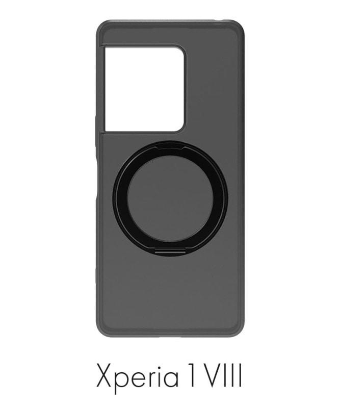 Xperia 1 VIII [Turtle MagStand] �ޥ��ͥåȵ��弰���������꡼�б� ��󥰥�������դ��ϥ��֥�åɥ����� �֥�å���󥰥������ TR-XP263-TTMSS-MBKBK
