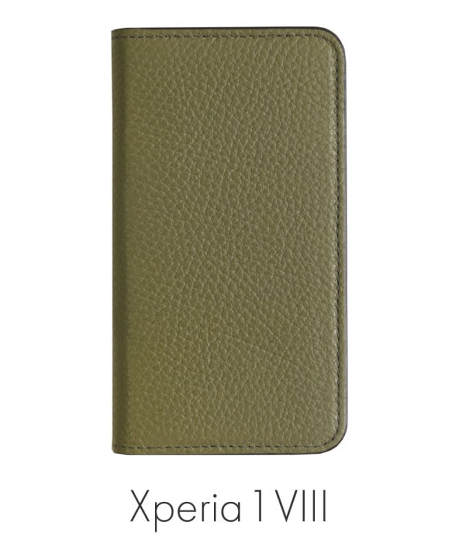 Xperia 1 VIII �ܳ� ���ɥꥢ�쥶�� ��Ģ�������� ������ 100061917-1190-008-khaki