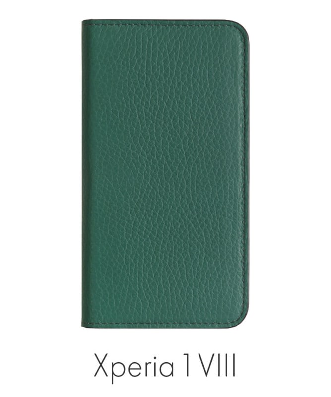 Xperia 1 VIII �ܳ� ���ɥꥢ�쥶�� ��Ģ�������� �⥹���꡼�� 100061917-1190-009-mossgreen