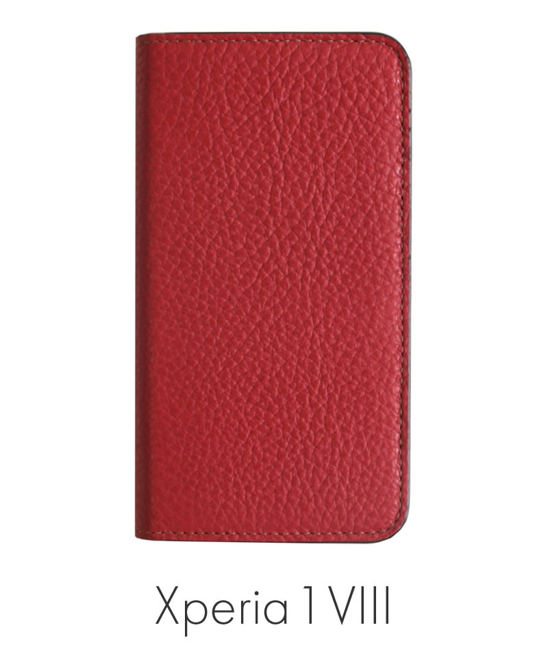 Xperia 1 VIII �ܳ� ���ɥꥢ�쥶�� ��Ģ�������� ��å� 100061917-1190-023-red