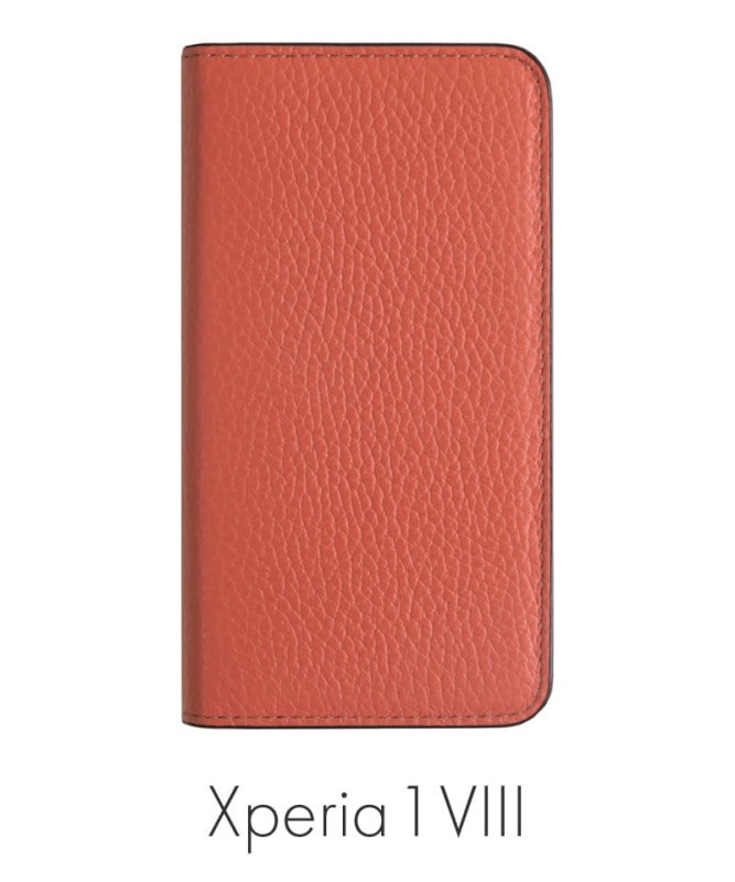 Xperia 1 VIII �ܳ� ���ɥꥢ�쥶�� ��Ģ�������� �������ԥ� 100061917-1190-024-salmonpink