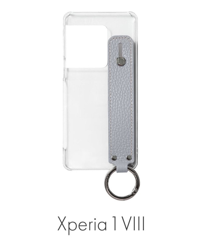 Xperia 1 VIII ���ꥢ������ �ܳ� ���ɥꥢ�쥶�� �ϥ�ɥ٥���դ� ���̥����� �֥롼���졼 100062351-1190-005-bluegray