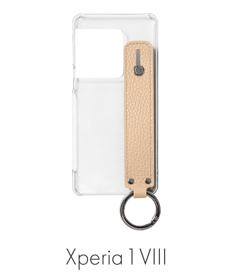Xperia 1 VIII ���ꥢ������ �ܳ� ���ɥꥢ�쥶�� �ϥ�ɥ٥���դ� ���̥����� ������� 100062351-1190-014-ecru
