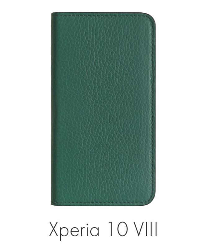 Xperia 10 VIII �ܳ� ���ɥꥢ�쥶�� ��Ģ�������� �⥹���꡼�� 100061917-1243-009-mossgreen