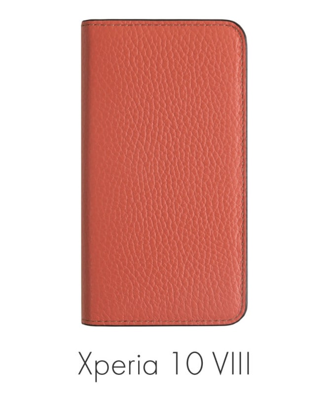 Xperia 10 VIII �ܳ� ���ɥꥢ�쥶�� ��Ģ�������� �������ԥ� 100061917-1243-024-salmonpink
