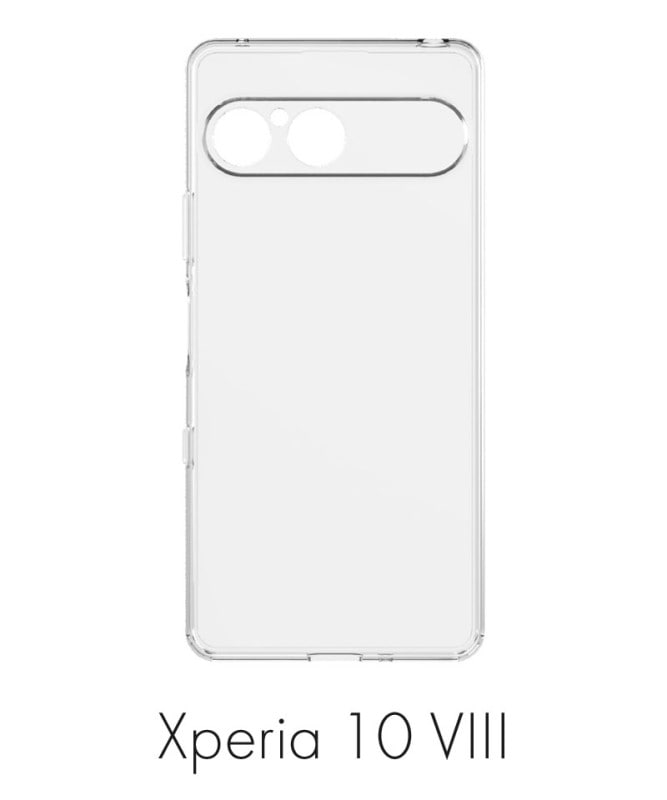 Xperia 10 VIII / 10 VII [Aegis Solid] �ե륫�С� TPU������ ���ꥢ TR-XP265-AGSL-CL