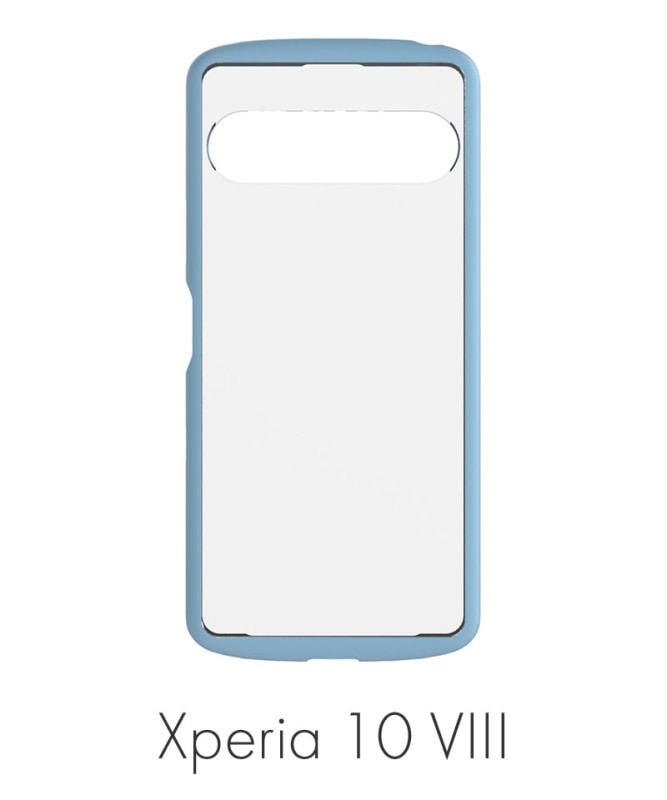 Xperia 10 VIII / 10 VII [LIGHT SHIELD] �׷�ۼ� �ϥ��֥�åɥ��ꥢ������ �֥롼 TR-XP265-LD-CLBL
