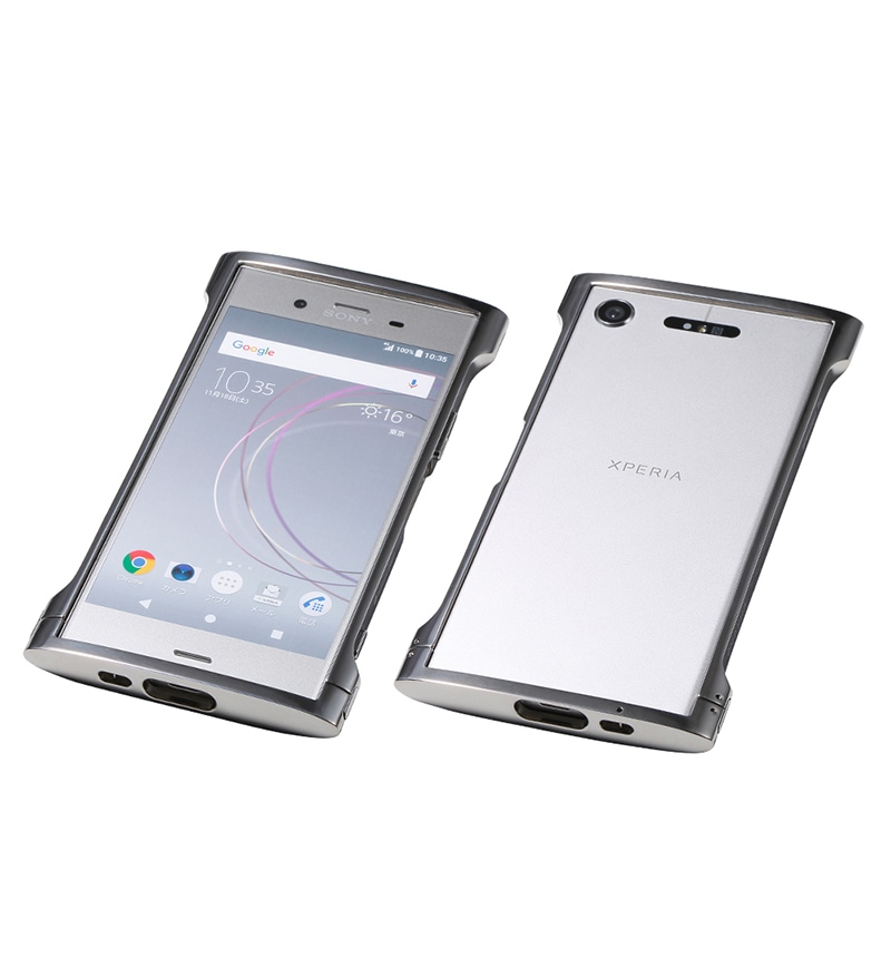 スマホ カバー セット 特価】Cleave Titanium Bumper Chrono Premium Edition for Xperia XZ1