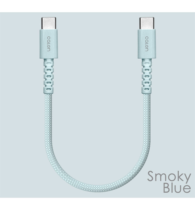 calon ���ޥ� �����֥� PD�б� ���� �ʥ����󥱡��֥� ���� �̿�  Type-C to C 20cm ���⡼�����֥롼 R02CACC3A05SBL