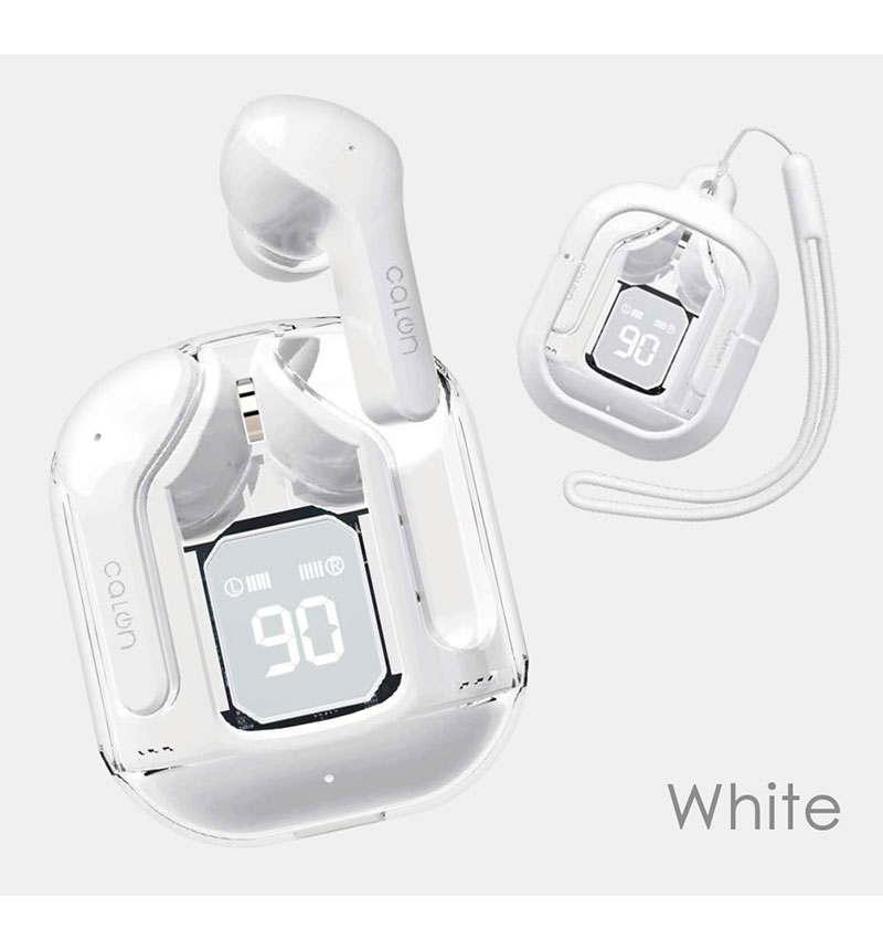 Bluetooth 5.3 完全ワイヤレス ステレオ イヤホン calon ストラップ