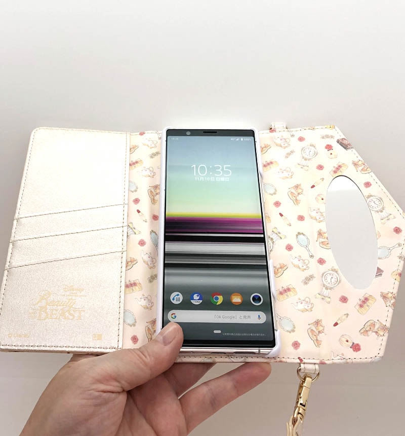 Xperia 5 �إǥ����ˡ�����饯�����ץ�󥻥���/��Ģ���쥶�������� Collet ���㡼��+���ȥ�å��դ� �٥� RS-RDXP5MLC4/BL
