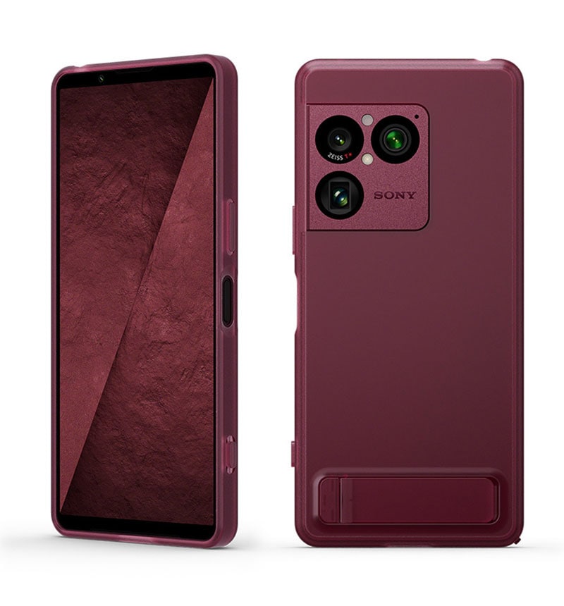 ソニー純正 Style Cover with Stand for Xperia 1 VIII ガーネット
