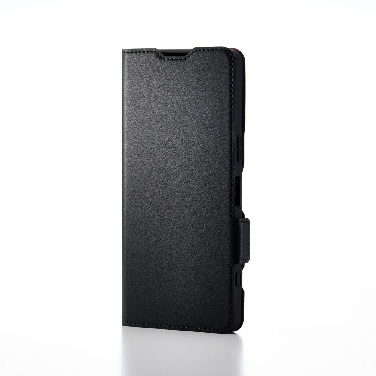 Xperia 1 VII ソフトレザーケース 薄型 磁石付 MAGKEEP ブラック PM
