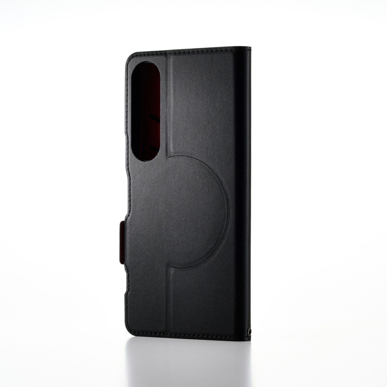 Xperia 1 VII ���եȥ쥶�������� ���� ������ MAGKEEP �֥�å� PM-X251PLFMGBK